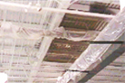 Metal Ceiling and Rafters
